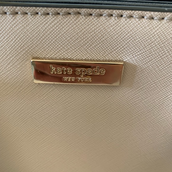 Kate Spade black and ivory satchel - Picture 2 of 4